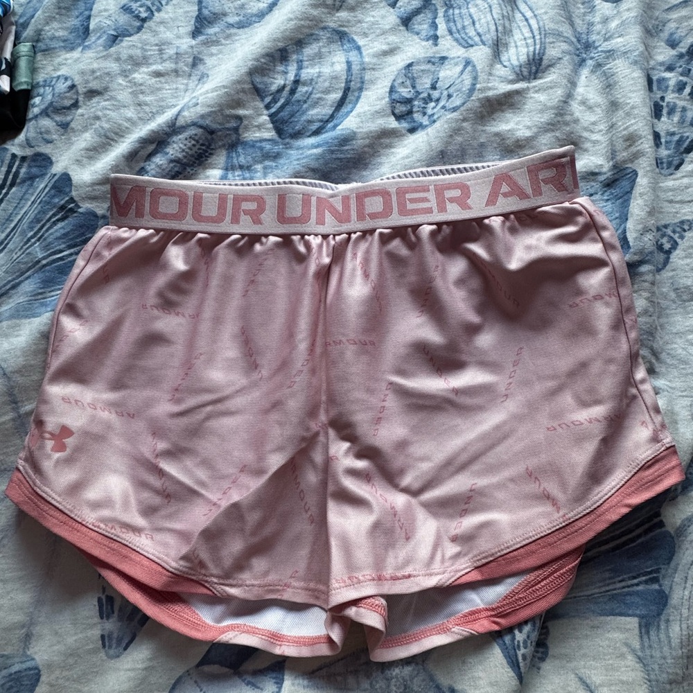 Under Armour Light Pink Workout Shorts